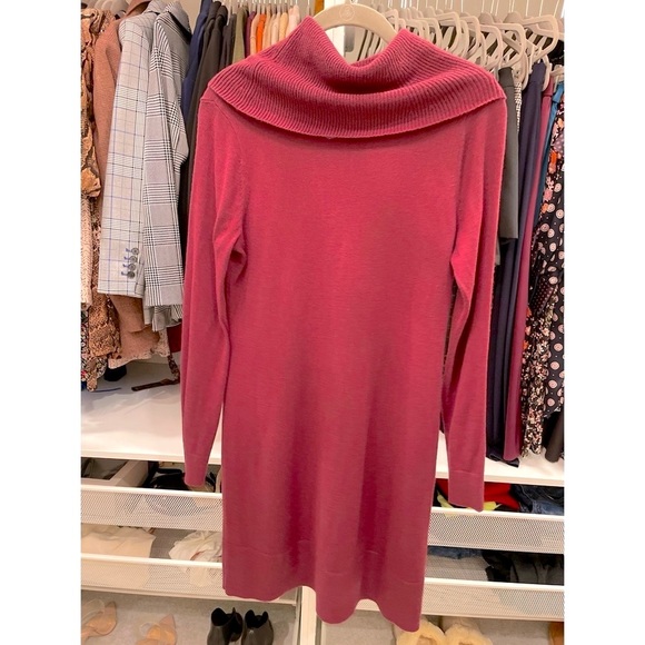 Loft Cowl Neck Sweater Dress - Picture 4 of 8